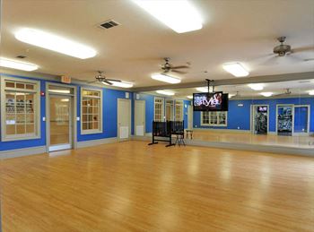 Aerobics & yoga studio
